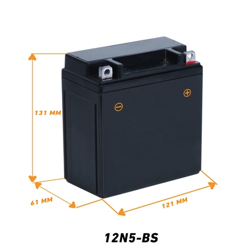 Batterie 12N5-BS Active SMF Cobra